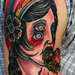 Tattoos - Four Eyed Gypsy Tattoo - 57323